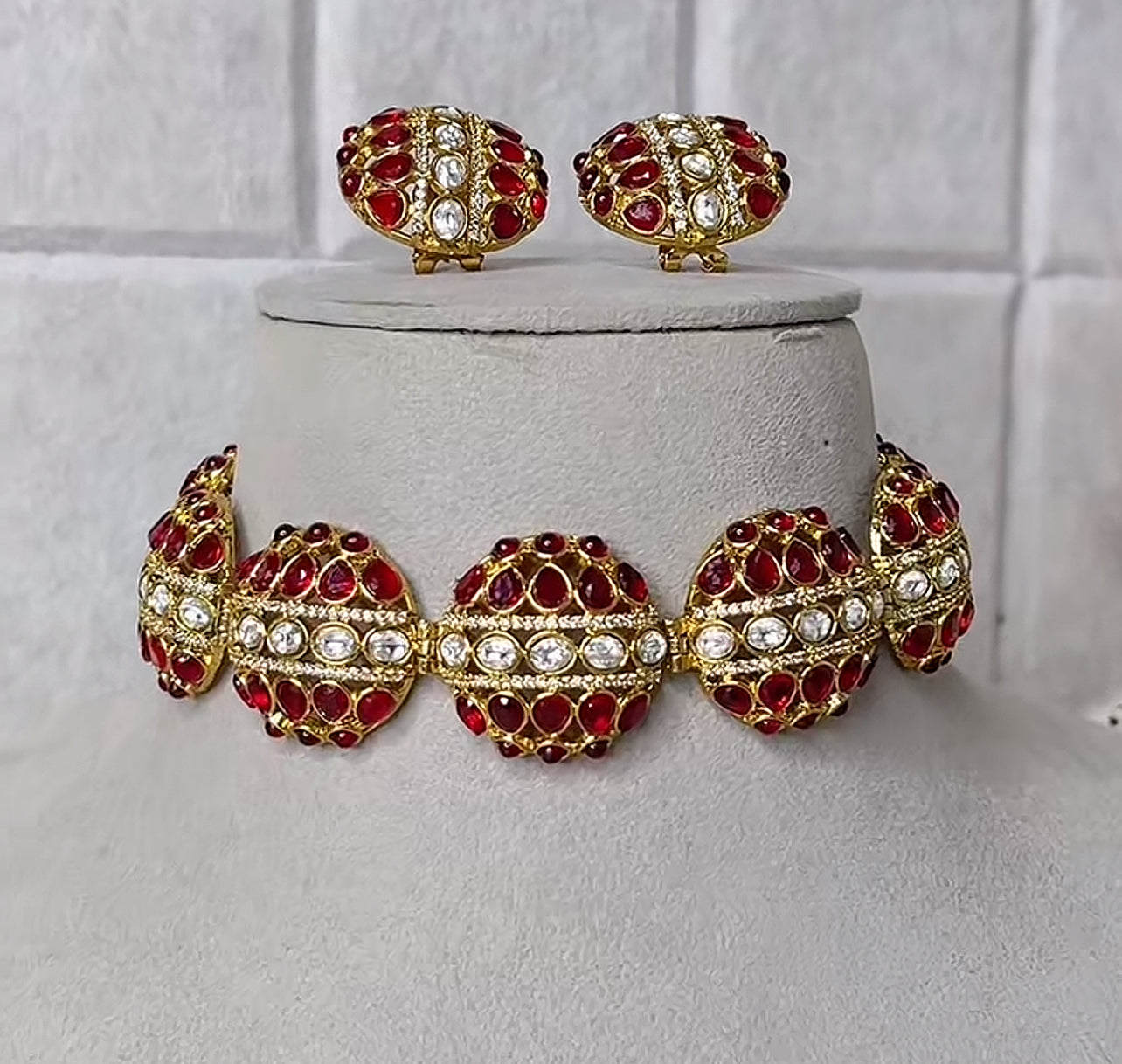 MINA- Uncut Kundan Choker Set