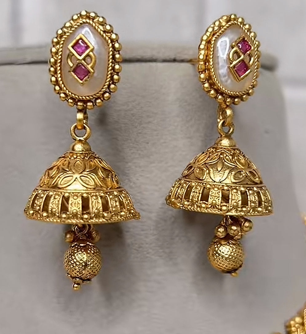 SIMA- Gold Plated Necklace Set