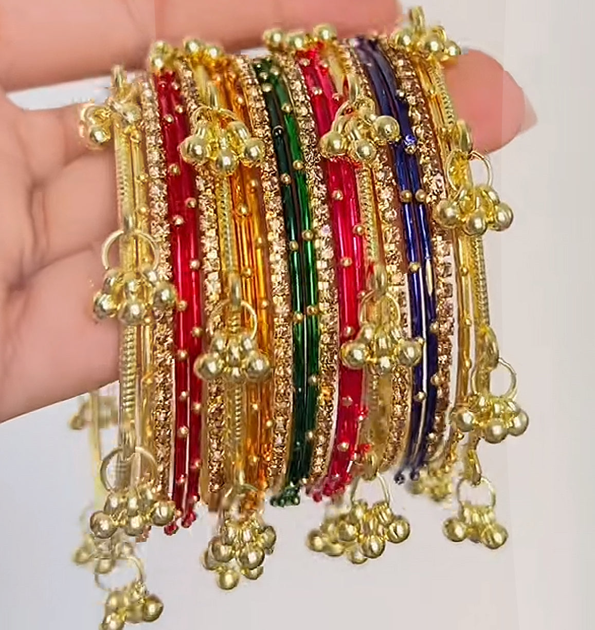 HINA- Metal Kashmiri Bangle Set